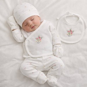 Nature - 5-delige Newborn kledingset - Meisjes - Baby - Newborn set - Babykleding - Babyshower cadeau - Kraamcadeau