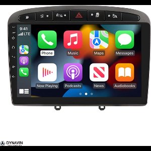Dynavin Navigatie Peugeot 308 2007-2013 carkit full touch usb android auto carplay android 14