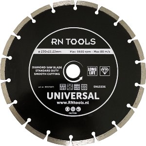 RNtools Diamantzaagblad Universeel - Ø 230 x 22,23 mm diamant slijpschijf