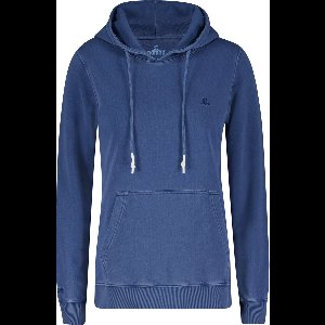 NOMAD® Gisborne Hoodie Dames | L | Blauw | Duurzaam Nature Dye | Biologisch Katoen | Ademend & Zacht