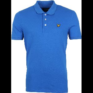 Lyle and Scott Blauw Polo - Maat M - Heren