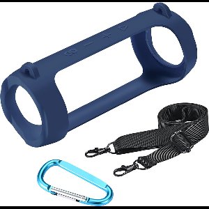 YONO Case geschikt voor JBL Flip 6 5 - Hoes - Siliconen - Donkerblauw