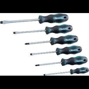 Makita E-10506 Schroevendraaierset 6-delig SL4 / SL5,5 / SL6,5 / SL8 / PH1 / PH2