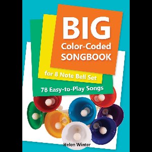 Big Color-Coded Songbook for 8 Note Bell Set