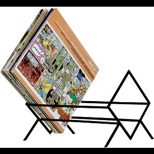 Lp platen opbergrek -  bladerrek voor opbergen tonen van 50 lp vinyl platen