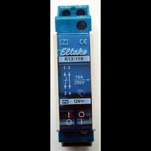 Eltako R12-110-12V DC Schakelrelais Nominale spanning: 12 V Schakelstroom (max.): 8 A 1x NO, 1x NC 1 stuk(s)
