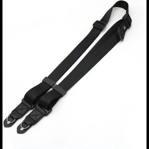 Camera Schouderband / Nekriem / Camerariem - Type Quick-Zwart