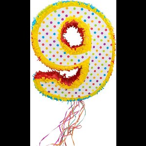 Pinata Nummer 9 - 49 cm