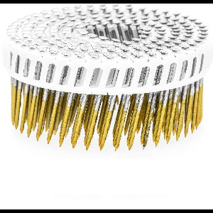 Everwin Plastic Gebonden Coilnagels TC15 | 2.3 x 55 mm | Ring RVS A4 bolkop | 1050 stuks