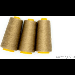 Lockgaren - beige - polyester - 3000 yards - 3 klossen -