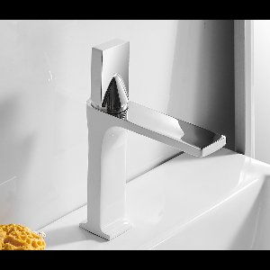 Wastafelkraan WIT CHROOM Neuro OMNITAIR