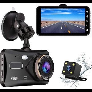 TechU™ Dashcam 4K M11 Pro Dual Camera – 4 inch Touchscreen – Dashboardcamera – Full HD 1080p – Loop Recording – Nachtvisie – Bewegingssensor – G-sensor – Autocamera Voor én Achter - voor auto