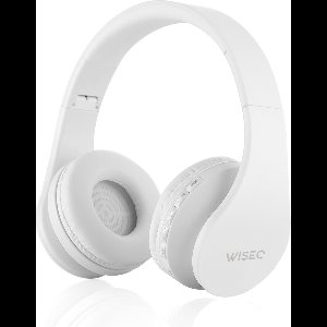 WiseQ Draadloze Koptelefoon Voor Kinderen - Bluetooth 5.0 - Wit - Verstelbaar - Kinderkoptelefoon