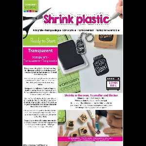 Vaessen Creative -Krimpfolie A4 Transparant 250stuks