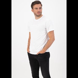 Rogelli Logo T-Shirt Sportshirt - Korte Mouwen - Heren - Wit - Maat L