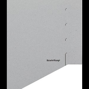 Leitz Scheidingstabblad Karton 100 stuks A4 11-rings Grijs