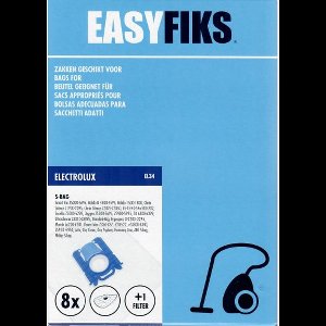 Easyfiks Stofzuigerzak S bag Micro Fleece 8 stuks Nw Stijl