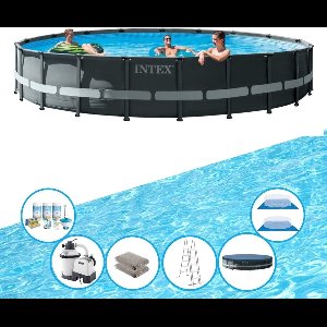 Intex Zwembad Ultra XTR Frame - Zwembad Bundel - 610x122 cm