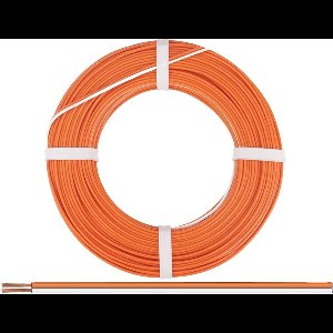 Donau Elektronik 250-57-25 Draad 2 x 0.50 mm² Wit-oranje 25 m