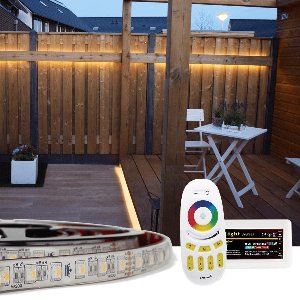 Led strip 6 meter RGBW voor buiten- Complete set