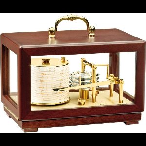 Barigo 2018 barograaf messing mahoniehout