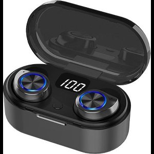 Gymston MX7 Volledig Draadloze Oordopjes Met Oplaadcase - Zwart - Draadloze Bluetooth oordopjes - Bluetooth oortjes - Geschikt voor alle bluetooth smartphonesiPhone en Android - Draadloos opladen