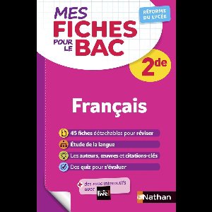 Mes fiches pour le bac - EPUB-Mes fiches pour le BAC - Français 2de
