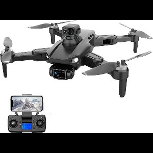LUXWALLET Libra LAOS - WiFi GPS 4K Drone – Laser Obstakel Ontwijking - 30KM/h - 214 Gram - 2MP - EIS Stabilisator - 1200 Meter 5G Afstand + 2x Accu - Zwart