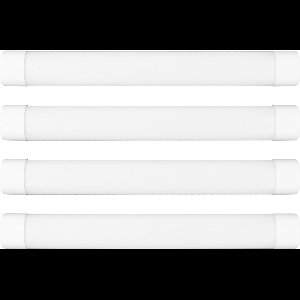 Proventa LED TL lamp 60 cm voor binnen - Complete LED Batten - 4PACK - Tl-buizen - Tl-armaturen - Tl-verlichting