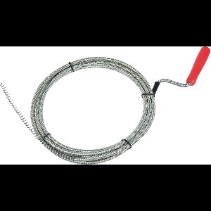 Bruder Mannesmann Rioolveer gootsteenontstopper - metaal - 3 meter - dia 6 mm - ontstoppingsveer