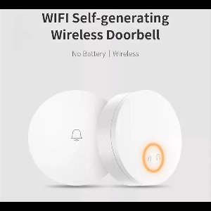 AFINTEK Smart Life Deurbel G6LW - Werkt Zonder Batterijen - Met Gong - Met App Meldingen - Wit