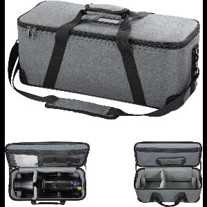 Neewer® - CB200B Draagtas - Schouderband, Handvat, Verstelbare Compartimenten, Schuim voor Studiolamp, Mesh Zak voor Reflector, Diffuser Accessoires, Duurzaam, Anti-Val Oxford Reistas - Model PB6