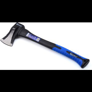 GEKO Houtkloofbijl - 3-staps injectie - Glasvezelhandvat - 1 kg