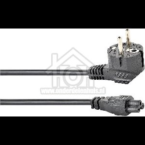 Easyfiks Netvoedingskabel Voedingskabel C5, 230V, 10 Amp 2,5 Meter, 3x0.75mm2