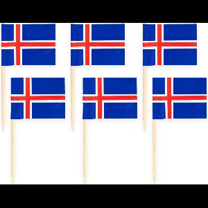 50x Cocktailprikkers Ijsland - Hapjes Cocktail Tapas Zomer Terras