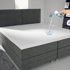 Zavelo Molton Waterdicht PU Topper Hoeslaken - 80x200 cm - 100% Katoen - 10cm Hoekhoogte - Wasbaar tot 95 graden - Rondom Elastisch
