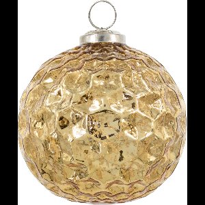 HomeBound by KY | Glazen kerstbal goud | kerstbal