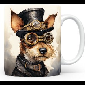 Mok met Fox Terrier Hond