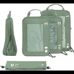 Set Koffers Organizer - Tassen Reisaccessoires met Schoenen Tas Scheurbestendige Reiskubussen met ID-tag Uitbreidbare Verpakkingstassen