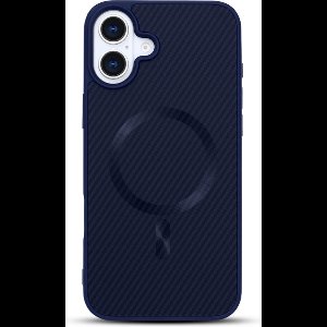 Magnetic Magsafe Carbon Case - iPhone 16 Plus - Blue