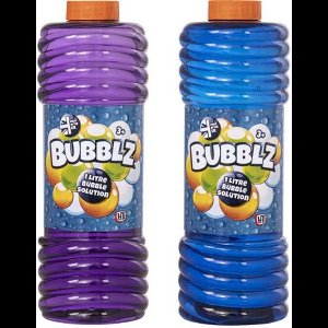 Bellenblaas navulling - 2x - fles - 1 liter - vloeistof - vulling bellenblazen - Bellenblaasmix navulverpakking