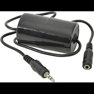 Ground loop isolator aardlus filter met 3.5mm stereo Jack aansluitingen