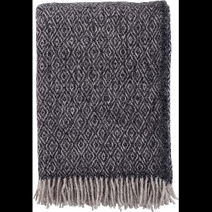 Klippan Deken - Stella - Donker grijs - plaid - plaids - wollen deken