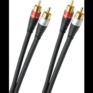 OEHLBACH Audio Link audio kabel 1,5 m 2 x RCA Zwart