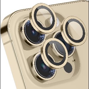 iPhone 14 Pro / iPhone 14 Pro Max Camera Lens Screen Protector - Screenprotector - Goud - Camera Protector - Gehard Glas