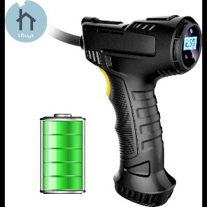 Thuys Bandenpomp - Luchtcompressor - Autobanden Pomp -  Elektrische Fietspomp - 12V - Draagbaar & Draadloos - Voor Auto, Motor en Fiets