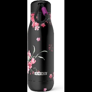 Zoku - Thermosfles 500 ml Midnight Floral - Roestvast Staal - Multicolor -