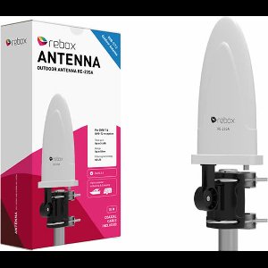 Rebox Sharkfin RE-23SA DVB-T2 Camping & Boating Buiten Antenne – 50km