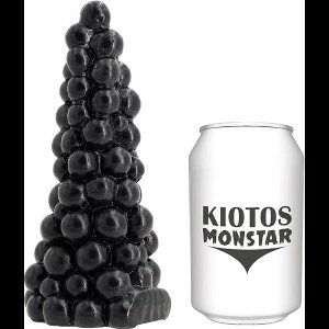 Kiotos Monstar - Bubbles - Buttplug - 16 x 6,5 cm - Zwart