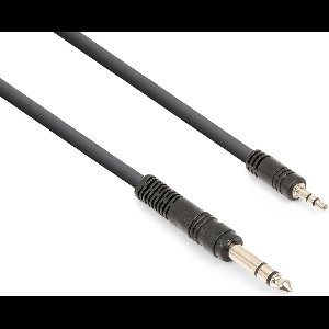 Vonyx audiokabel 3,5mm jack stereo - 6,3mm jack stereo - 1.5 meter